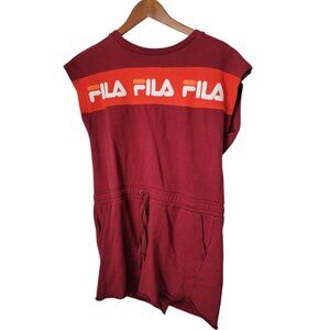 Women's Fila Costanza Romper Tibetan Red M Athletic Activewear